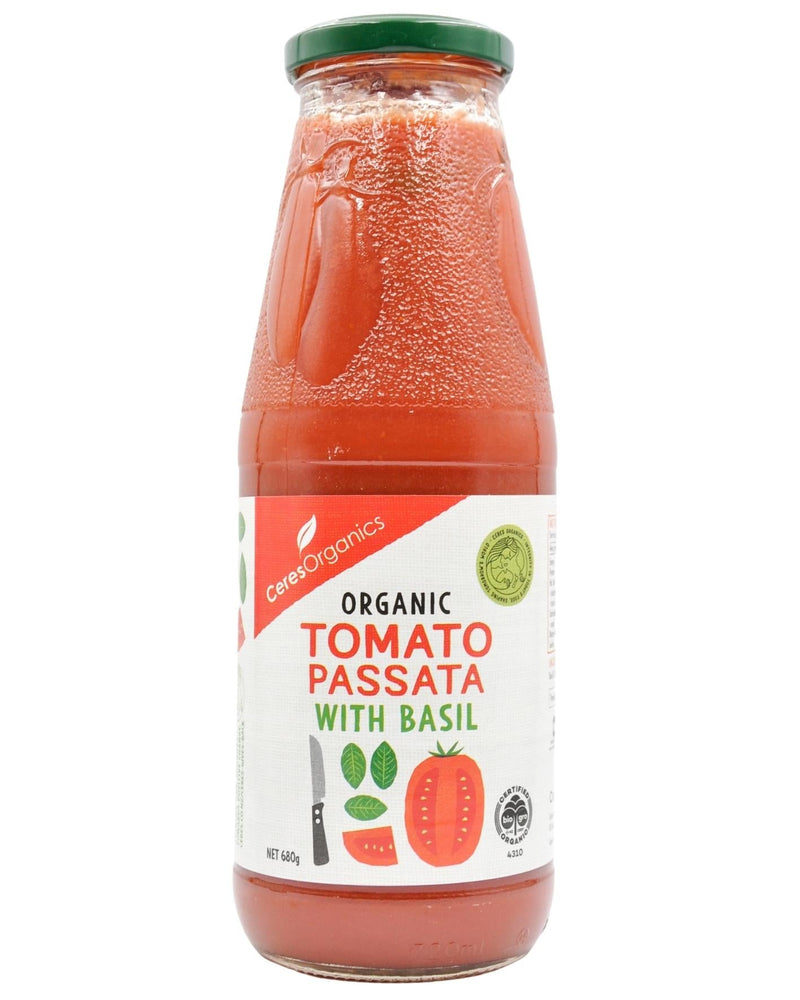 Ceres Organics Tomato Passata w/ Basil (680g) - Organics.ph