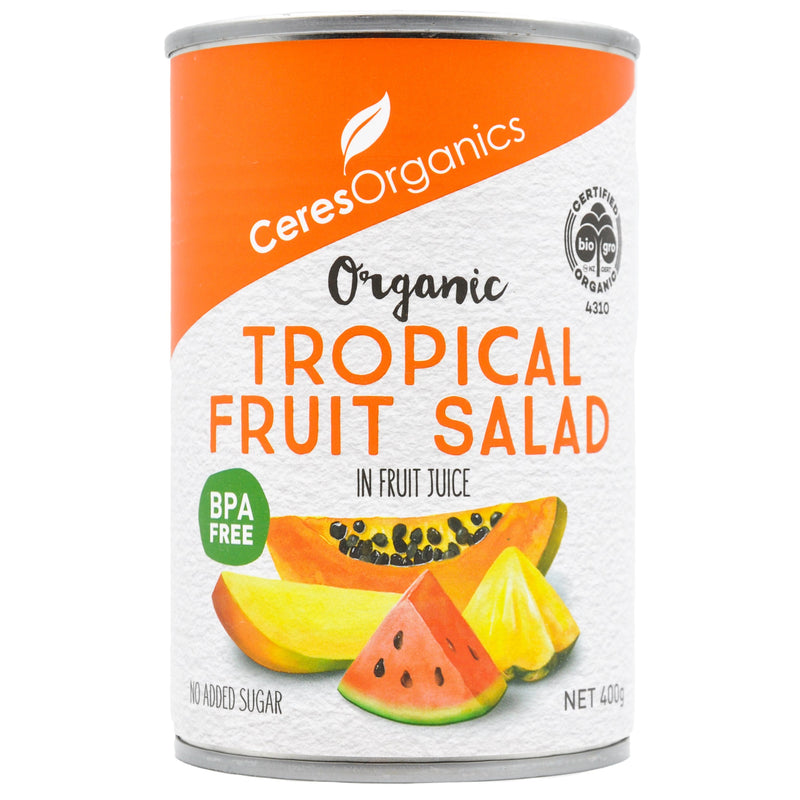 Ceres Organics Tropical Fruit Salad in Fruit Juice (400g) - Organics.ph