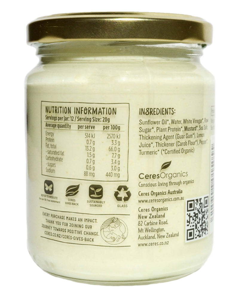 Ceres Organics Vegan Mayonnaise - Organics.ph