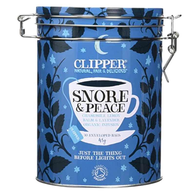 Clipper Organic Tea - Snore & Peace Caddy Tin (30 bags) - Organics.ph