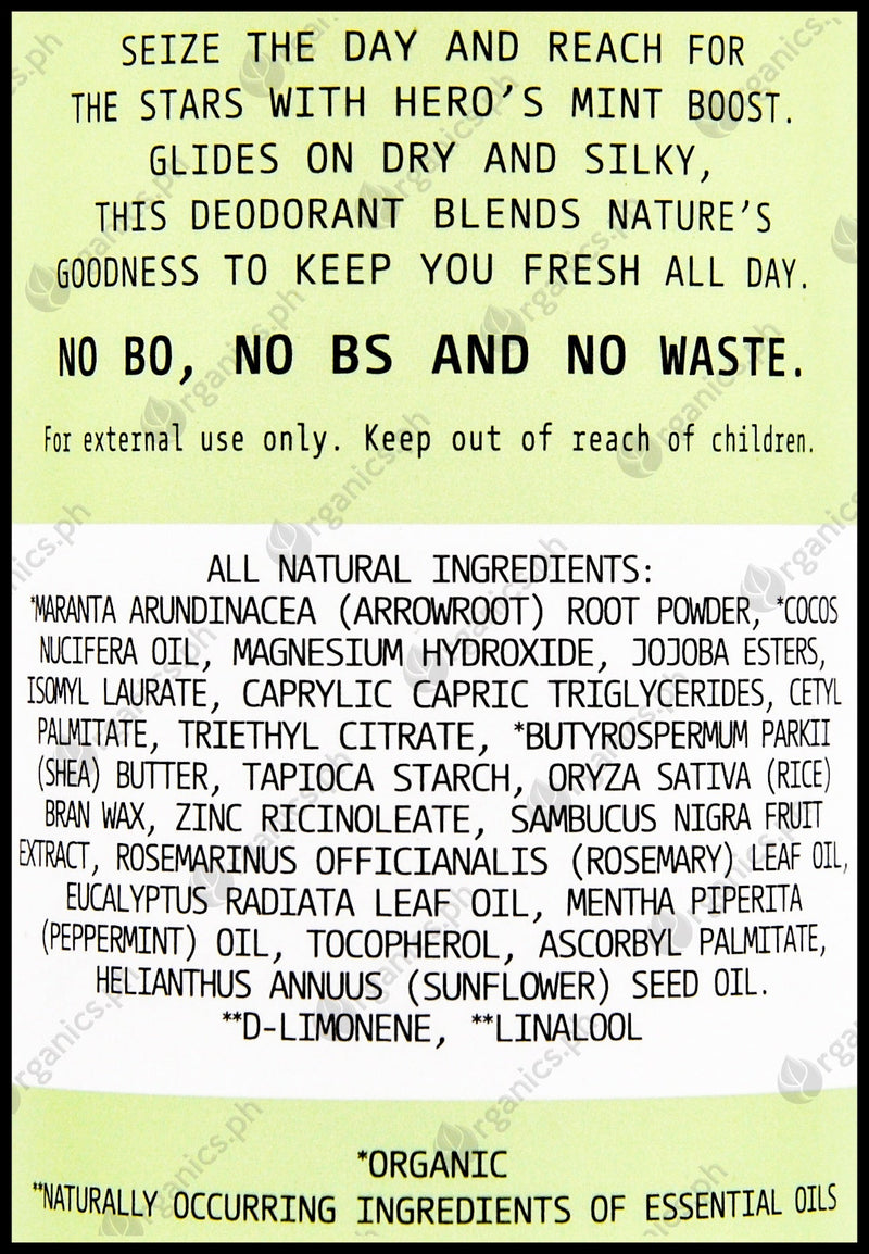 Coconut Matter Mood Organic Deodorant - Eucalyptus, Peppermint & Rosemary (Hero) (35g) - Organics.ph