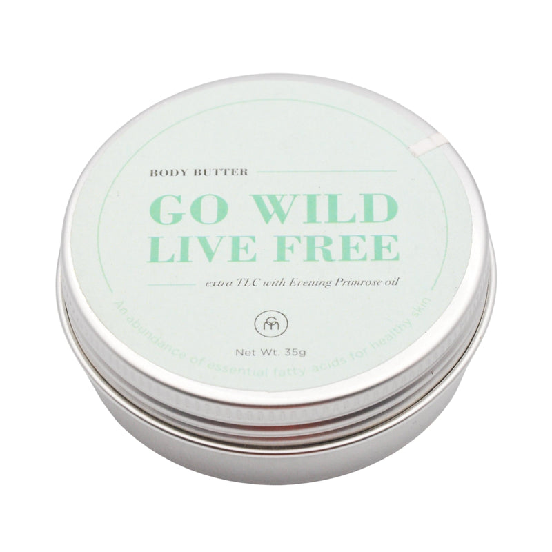 Coconut Matter Organic Mango Body Butter - Go Wild Live Free (w/ Evening Primrose Oil) (35g) - Organics.ph