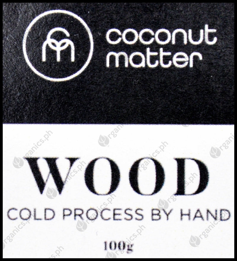 Coconut Matter Organic Soap Scrub - Lemon, Coconut Charcoal (Wood) (100g) - Organics.ph