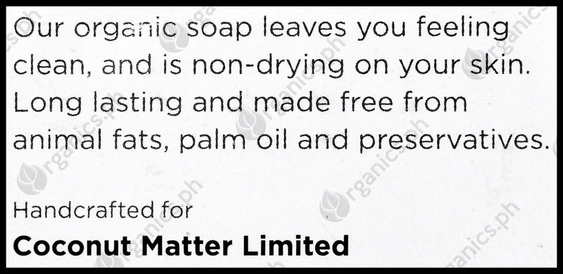 Coconut Matter Organic Soap Scrub - Unscented (Wild) (100g) - Organics.ph