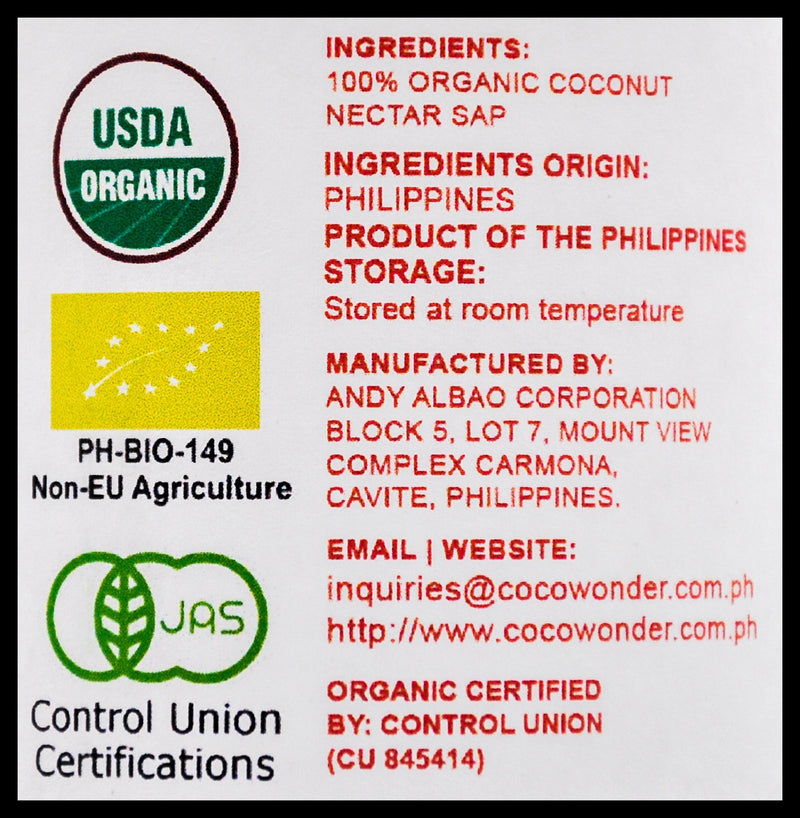 CocoWonder Coconut Cider Vinegar - Organics.ph