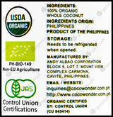 Cocowonder Organic Coconut Butter (250g) - Unsalted - Organics.ph