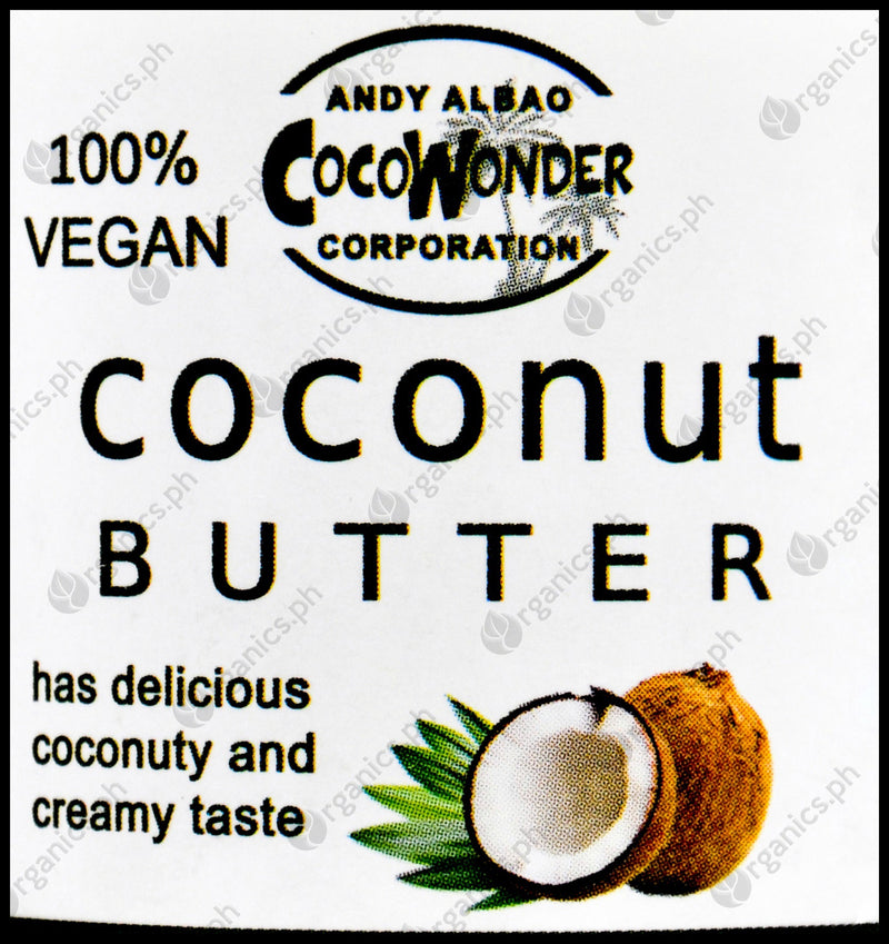 Cocowonder Organic Coconut Butter (250g) - Unsalted - Organics.ph