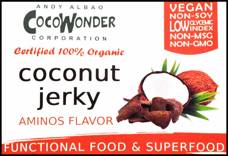 CocoWonder Organic Coconut Jerky - Aminos (50g) - Organics.ph