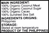 CocoWonder Organic Coconut Tortilla Chips - Chocolate (50g) - Organics.ph