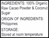 CocoWonder Organic Organic Coconut Chocolate Powder Drink - Organics.ph