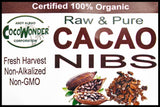 CocoWonder Organic Raw Cacao Nibs (250g) - Organics.ph