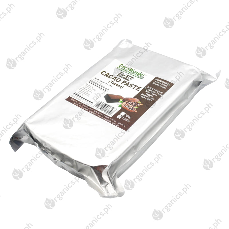 CocoWonder Organic Raw Cacao Paste - Tablea (1kg) - Organics.ph