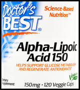 Doctor's Best Alpha Lipoic Acid 150mg (120 Caps) - Organics.ph