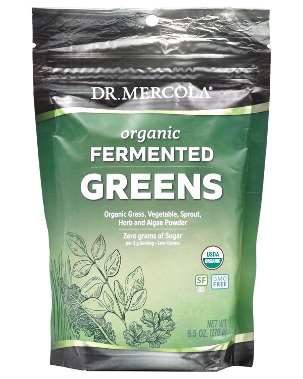 Dr. Mercola Organic Fermented Greens (270g) - Organics.ph