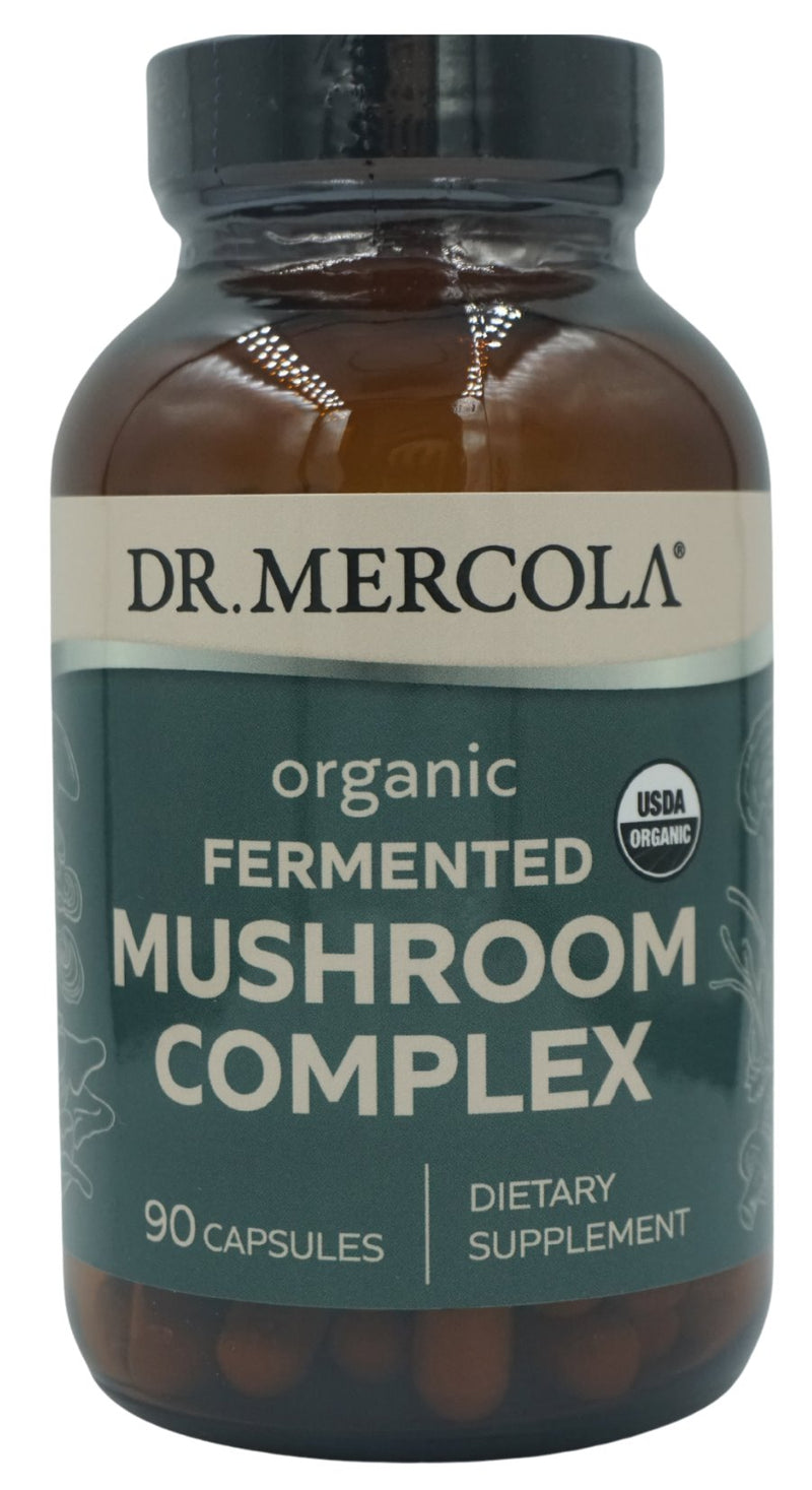Dr. Mercola Organic Fermented Mushroom Complex 1.9g (90 capsules) - Organics.ph