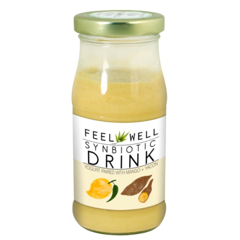 Feel Well Synbiotic Yogurt Drink - Mango & Yacon (240ml) - Pre Order 1 wk delivery - Organics.ph