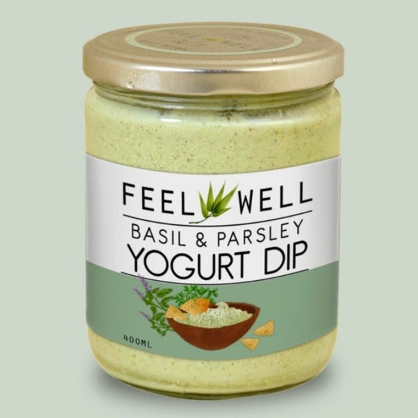 Feel Well Yogurt Dip - Basil and Parsley (400ml) - Pre Order (1-2 weeks delivery) - Organics.ph