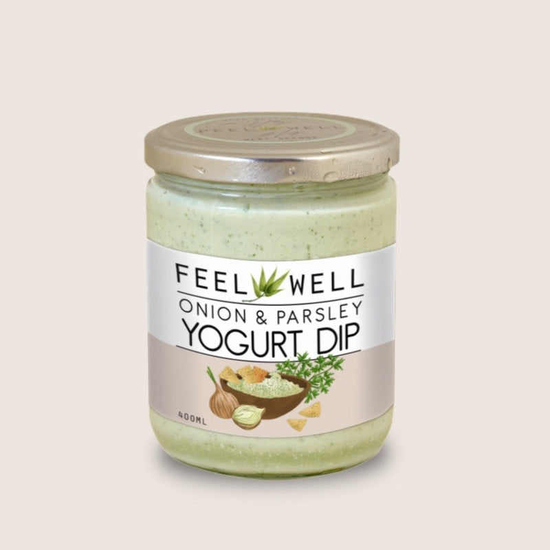 Feel Well Yogurt Dip - Onion and Parsley (400ml) - Pre Order (1-2 weeks delivery) - Organics.ph