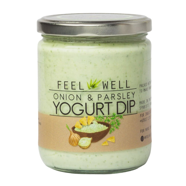 Feel Well Yogurt Dip - Onion and Parsley (400ml) - Pre Order (1 week delivery) - Organics.ph