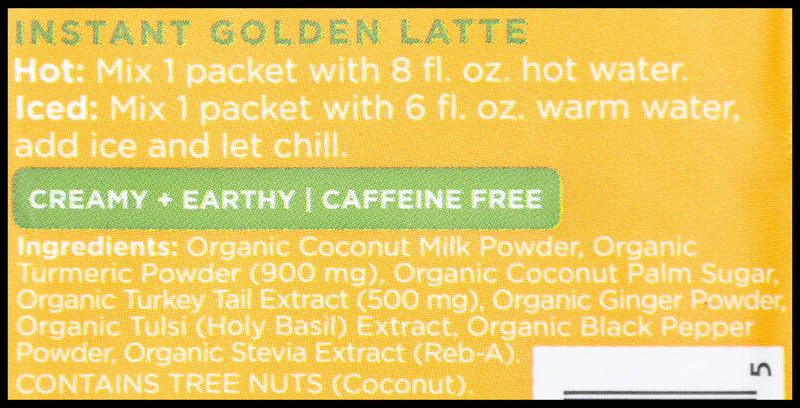 Four Sigmatic Organic Golden Latte Mix - Turkey Tail (6g / 1 sachet) - Organics.ph