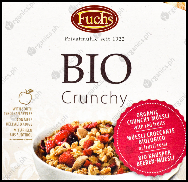 Fuchs Bio Organic Crunchy Muesli w/ Red Fruits (350g) - Organics.ph