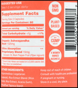 Further Food Premium Organic Ashwagandha 1325mg (120 caps, 60 Servings) - Organics.ph
