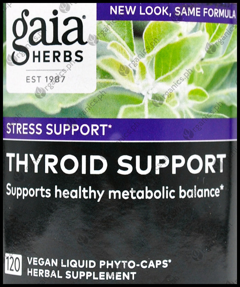 GAIA Herbs Thyroid Support (120 caps) - Organics.ph