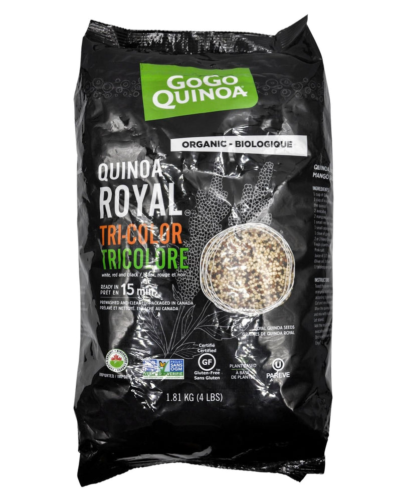 Gogo Quinoa Organic Royal Quinoa - Tri-color White, Red & Black (1.81 kg) - Organics.ph