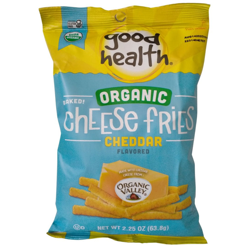 Good Health Organic Baked Cheese Fries - Cheddar (64g) - Organics.ph
