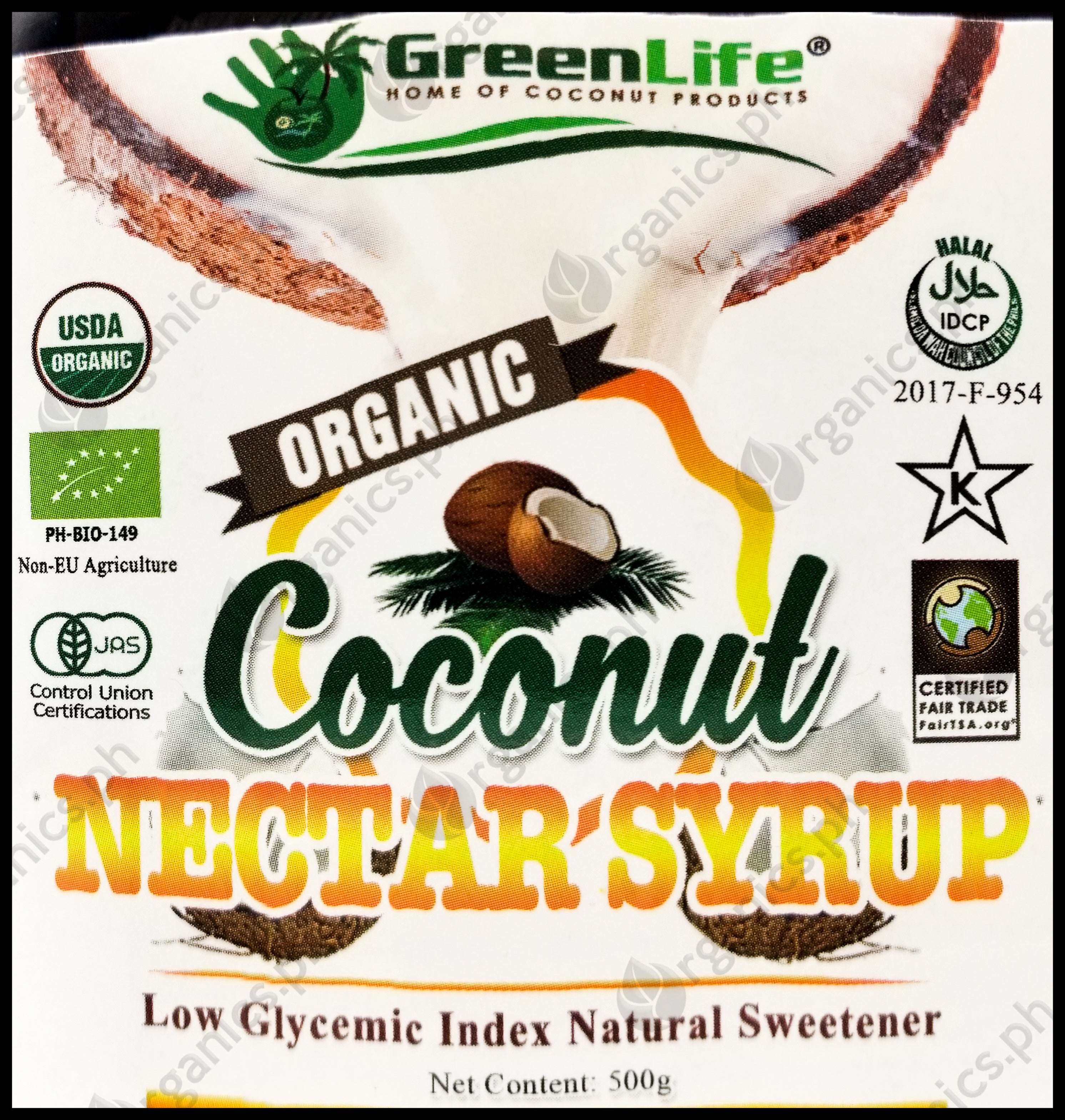 Greenlife Organic Coconut Nectar Syrup (500g)