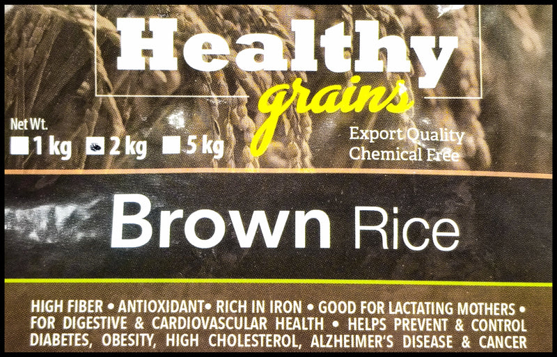 Healthy Grains Organic Brown Rice - Organics.ph