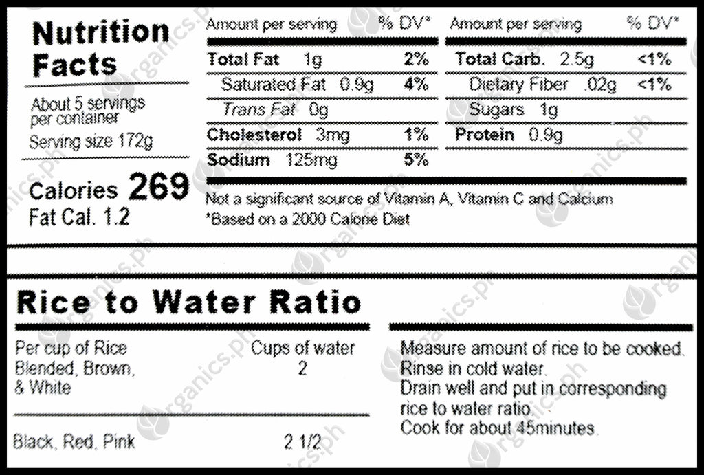 Red Rice Composition Healthy Grains Organic Red Rice - Organics.ph