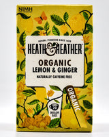 Heath and Heather Organic Tea - Lemon & Ginger (20 tea bags) - Organics.ph