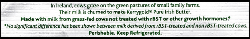 Kerrygold Grass-fed Butter - Unsalted (227g) - Organics.ph