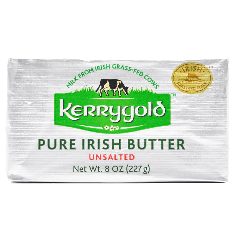Kerrygold Grass-fed Butter - Unsalted (227g) - Organics.ph