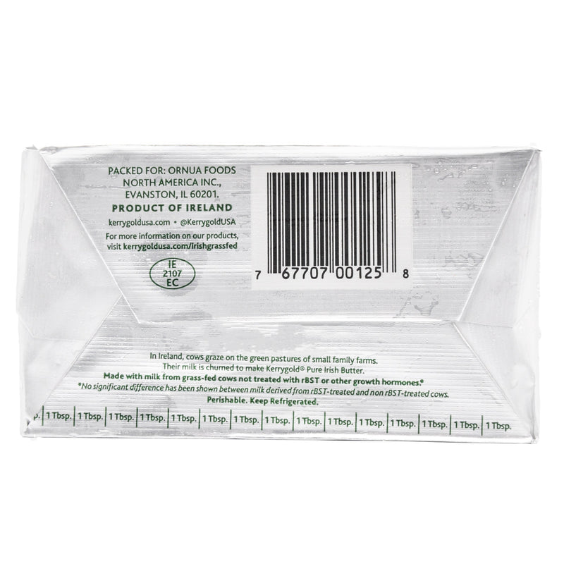 Kerrygold Grass-fed Butter - Unsalted (227g) - Organics.ph