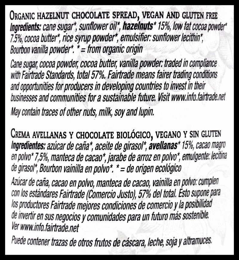 La Vida Organic Hazelnut Chocolate Spread (600g) - Organics.ph