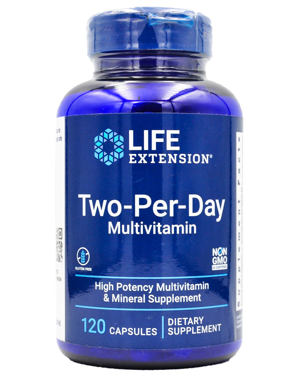 Life Extension Multivitamin Two-Per-Day Tablets (120 tablets or caps) - Organics.ph