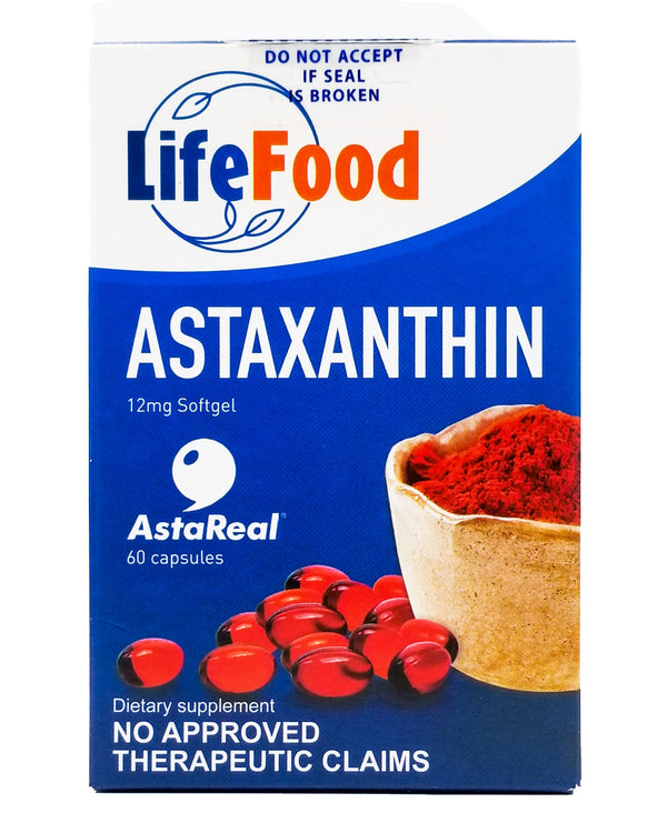 LifeFood Astaxanthin 12mg (60 caps) - Organics.ph