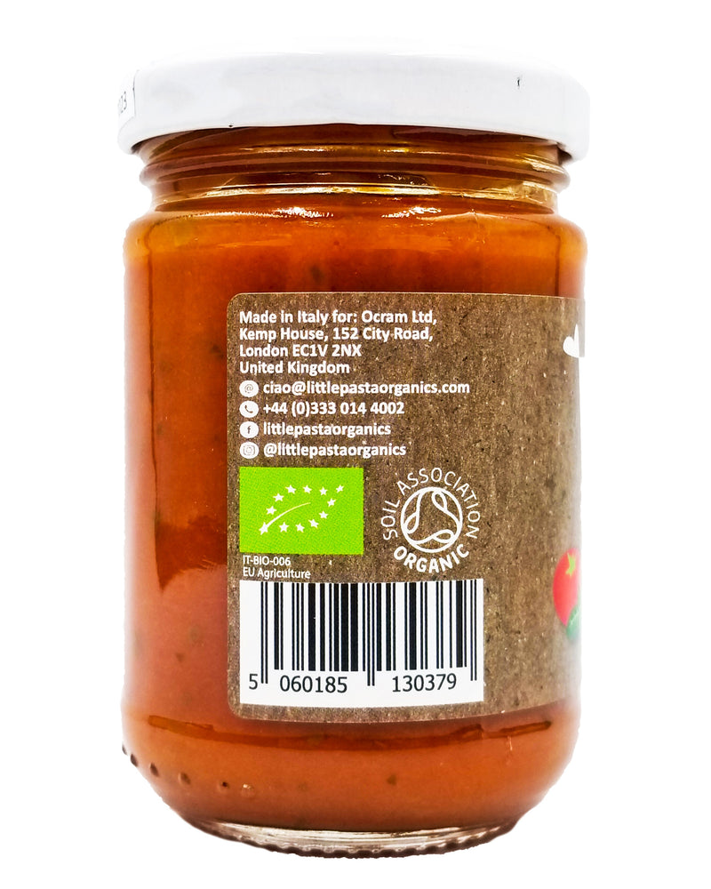 Little Pasta Organics Pasta Sauce for Kids - Tomato & Basil (130g) - Organics.ph