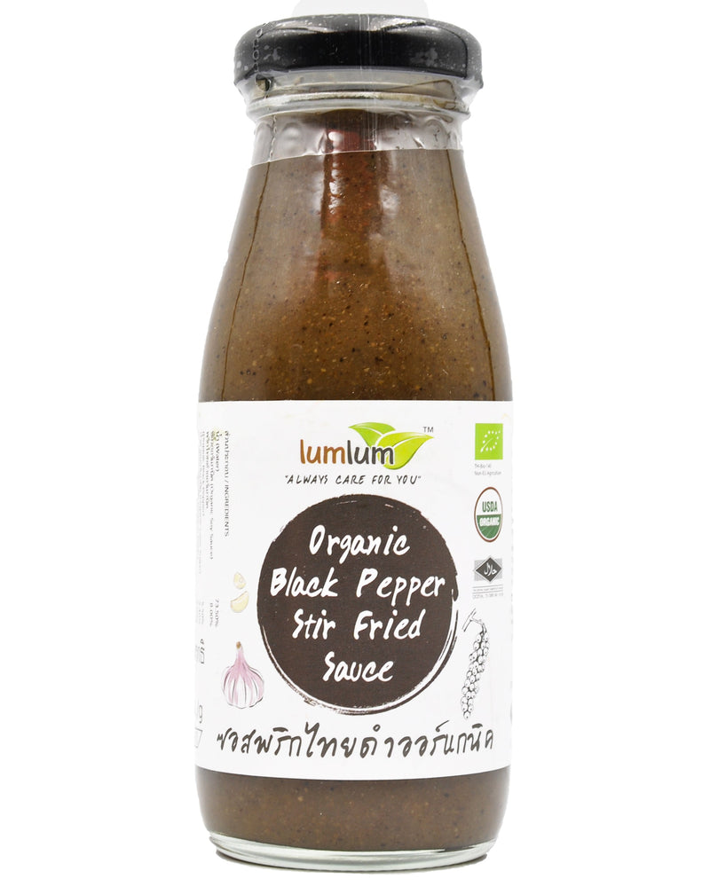 Lumlum Organic Black Pepper Stir Fried Sauce (200g) - Organics.ph