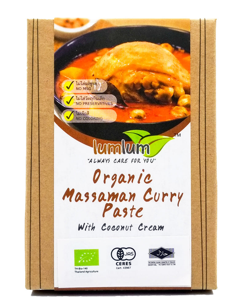 Lumlum Organic Massaman Curry Paste w/ Coconut Cream (100g) - Organics.ph