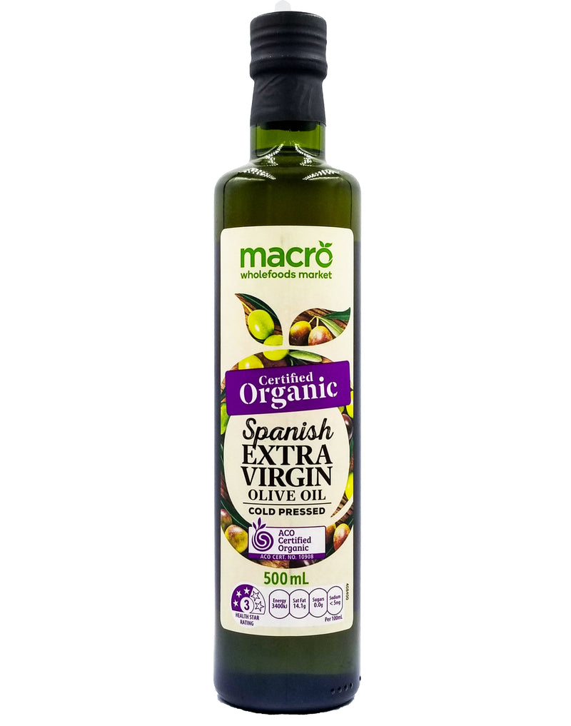 Macro Organic Spanish Extra Virgin Olive Oil (500ml) - Organics.ph