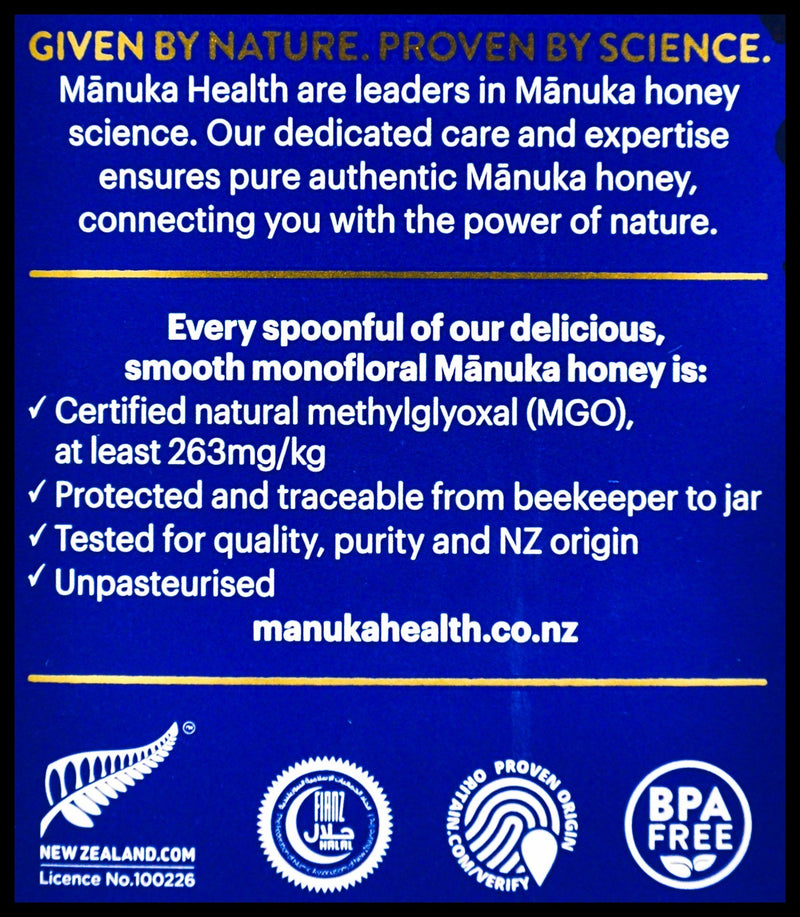 Manuka Health Manuka Honey MGO 250+ (500g) - Organics.ph