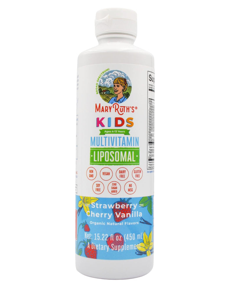 Mary Ruth's Organic Kids Multivitamin Liposomal Strawberry Cherry Vanilla (450ml) - Organics.ph