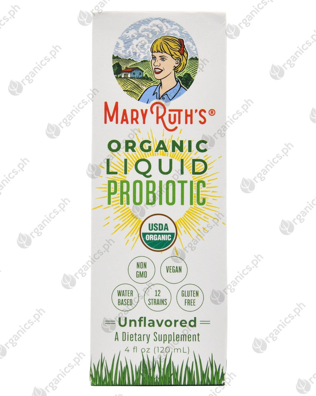 Mary Roots Liquid Mary Ruth's Organic Liquid Probiotic (Unflavored) (120ml) - Organics.ph