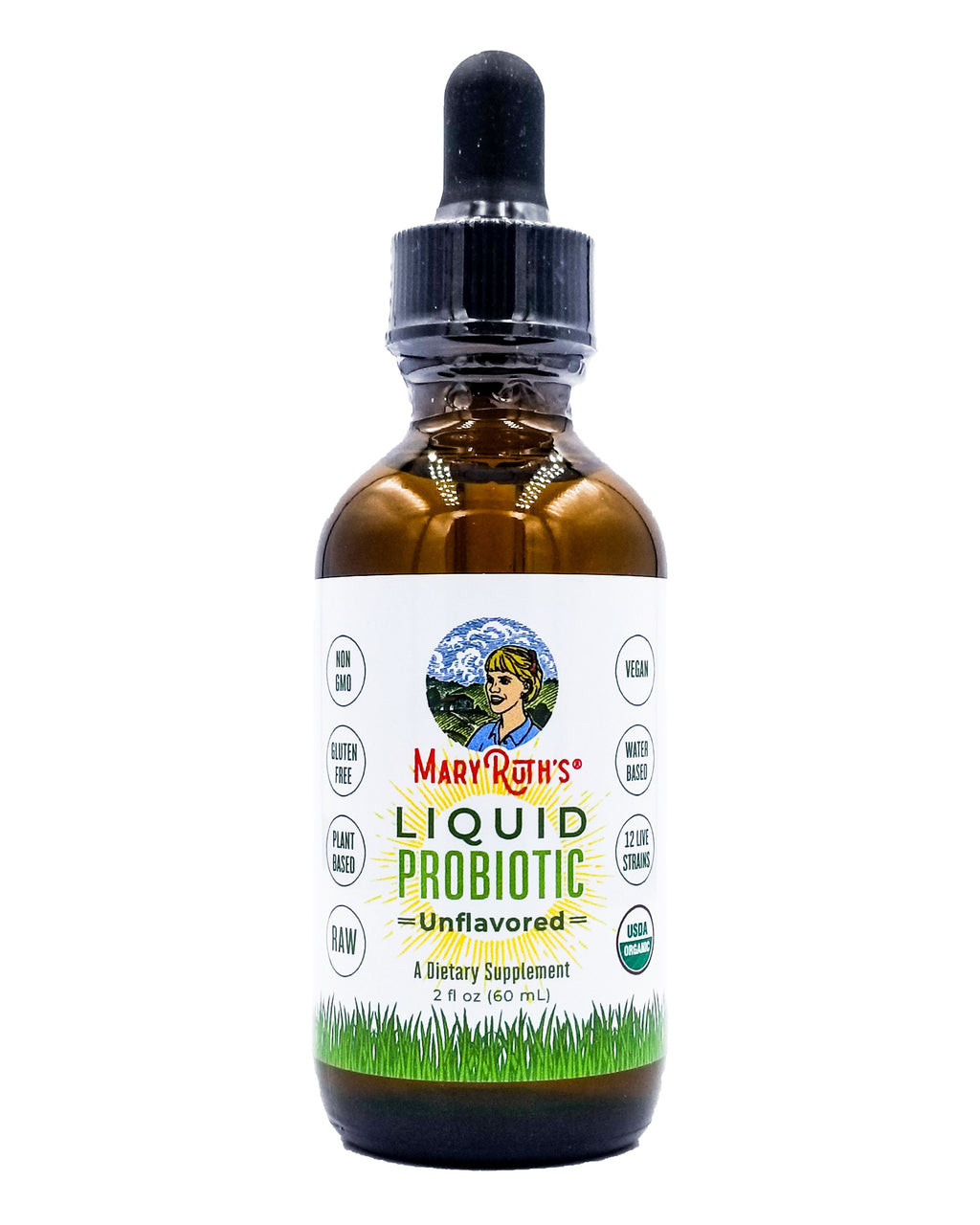 Mary Roots Liquid Mary Ruth's Organic Liquid Probiotic (Unflavored) (60ml) - Organics.ph