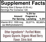 Mary Ruth's Organic Vitamin B12 (Methyl) Liquid Spray (30ml) - Organics.ph
