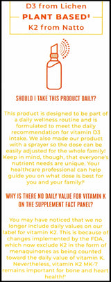 Mary Ruth's Organic Vitamin D3 + K2 Liquid Spray (30ml) - Organics.ph