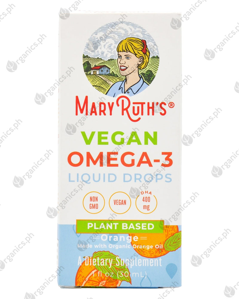 Mary Ruth's Vegan Omega-3 Liquid Drops (Algae) (30ml) - Organics.ph